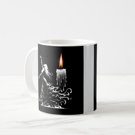 Melting Flamenco Dancer Kaffeetasse (Vorderseite Links)