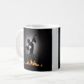 Melting Flamenco Dancer Kaffeetasse (Vorderseite Links)