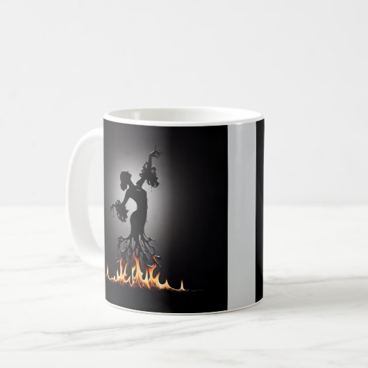 Melting Flamenco Dancer Kaffeetasse (Vorderseite Links)