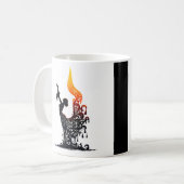 Melting Flamenco Dancer Kaffeetasse (Vorderseite Links)