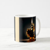 Melting Flamenco Dancer Kaffeetasse (VorderseiteRechts)