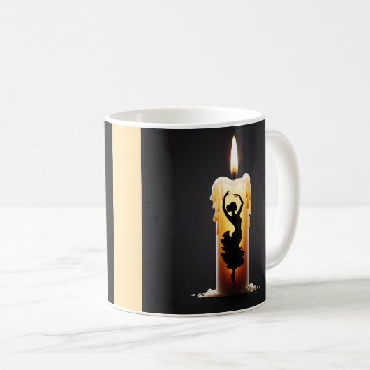 Melting Flamenco Dancer Kaffeetasse (VorderseiteRechts)