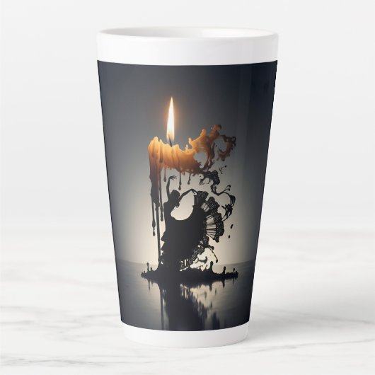 Melting Flamenco Dancer Milchtasse (Vorderseite)