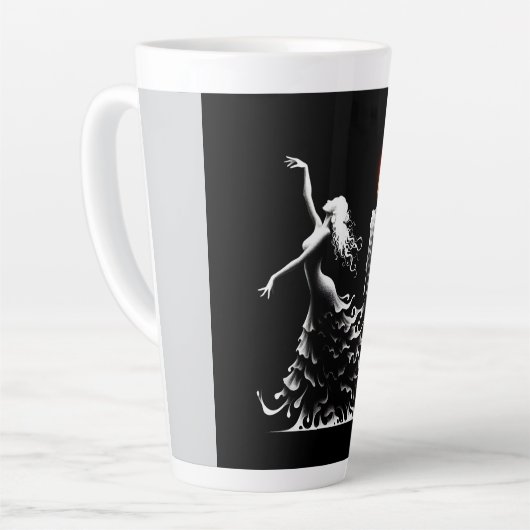 Melting Flamenco Dancer Milchtasse (Linke Ecke)