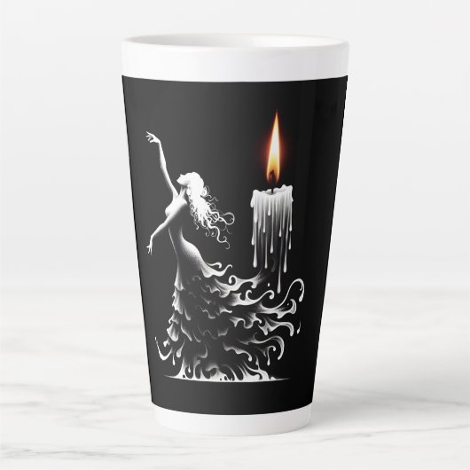 Melting Flamenco Dancer Milchtasse (Vorderseite)
