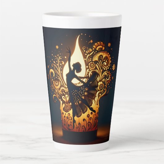 Melting Flamenco Dancer Milchtasse (Vorderseite)