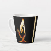 Melting Flamenco Dancer Milchtasse (Linke Ecke)