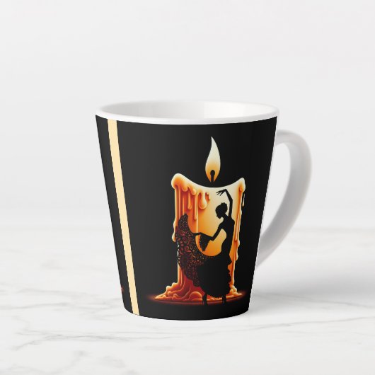 Melting Flamenco Dancer Milchtasse (Rechte Ecke)
