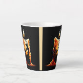 Melting Flamenco Dancer Milchtasse (Vorderseite)