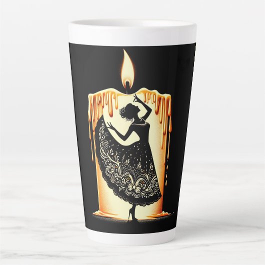 Melting Flamenco Dancer Milchtasse (Vorderseite)