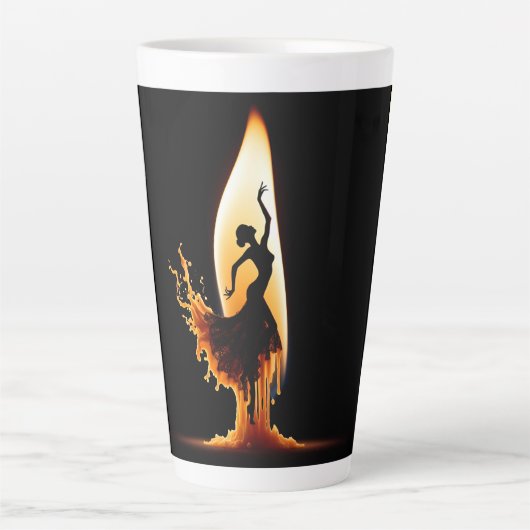 Melting Flamenco Dancer Milchtasse (Vorderseite)