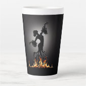 Melting Flamenco Dancer Milchtasse (Vorderseite)