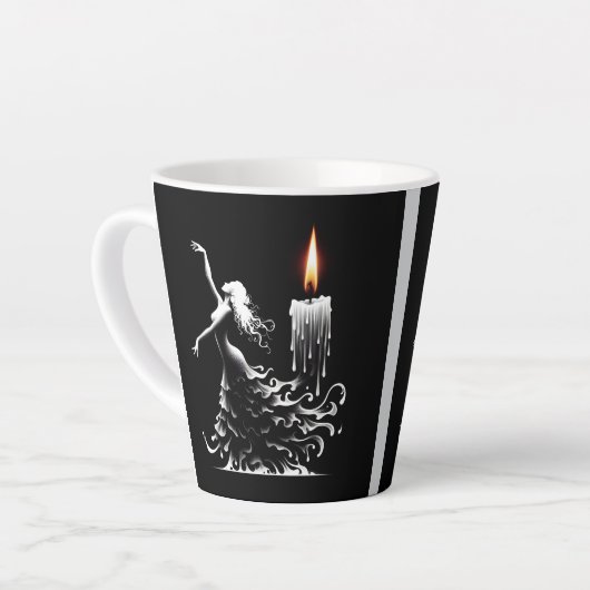 Melting Flamenco Dancer Milchtasse (Linke Ecke)