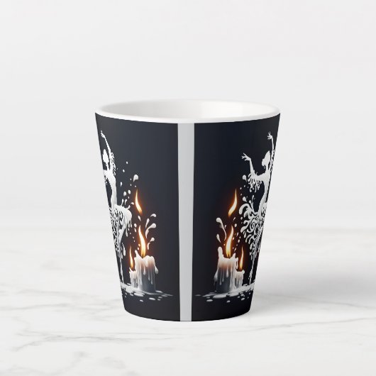 Melting Flamenco Dancer Milchtasse (Vorderseite)