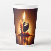 Melting Flamenco Dancer Milchtasse (Vorderseite)