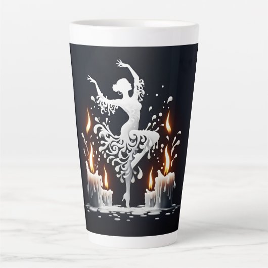 Melting Flamenco Dancer Milchtasse (Vorderseite)