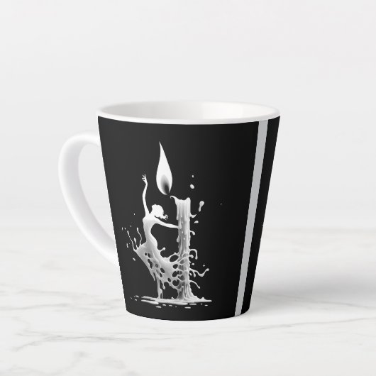 Melting Flamenco Dancer Milchtasse (Linke Ecke)