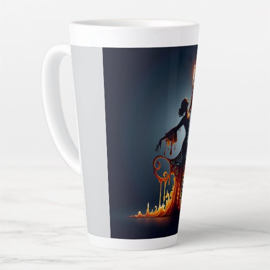Melting Flamenco Dancer Milchtasse (Linke Ecke)