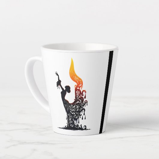 Melting Flamenco Dancer Milchtasse (Linke Ecke)