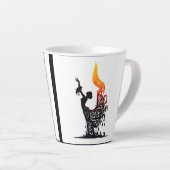 Melting Flamenco Dancer Milchtasse (Rechte Ecke)