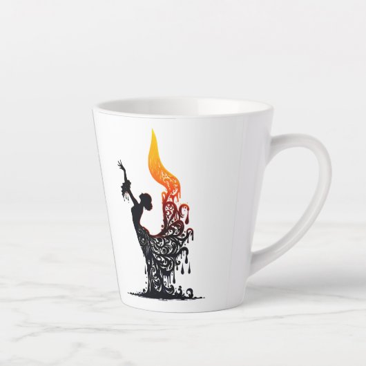 Melting Flamenco Dancer Milchtasse (Rechts)