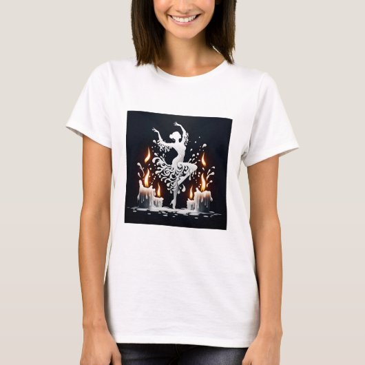 Melting Flamenco Dancer T-Shirt (Vorderseite)