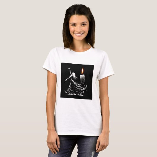 Melting Flamenco Dancer T-Shirt (Vorne ganz)