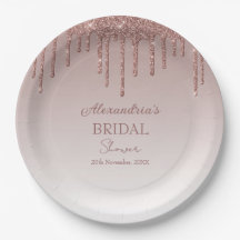Melting Girly Pink Glitzern Brautparty