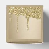 Melting Gold Glitzer Geschenkschachtel (Oben)