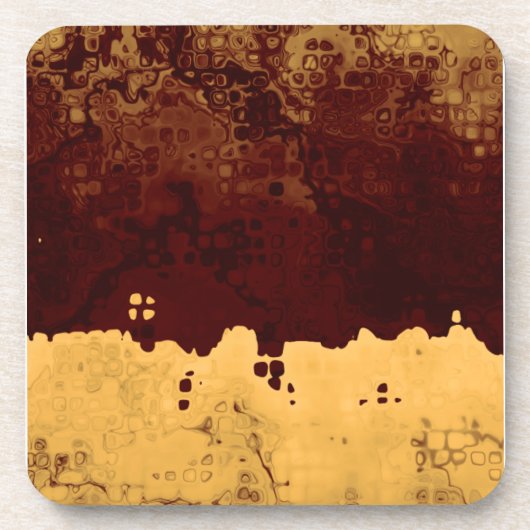 Melting Gold Untersetzer (Vorderseite)