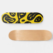 Melting Happy Face Skateboard (Horizontal)