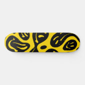 Melting Happy Face Skateboard (Horizontal)