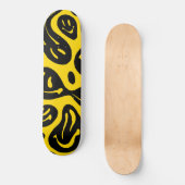 Melting Happy Face Skateboard (Vorderseite)