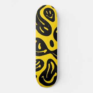 Melting Happy Face Skateboard