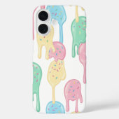 Melting Ice Cream and Sprinkles Pattern Case-Mate iPhone Hülle (Rückseite)