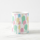 Melting Ice Cream and Sprinkles Pattern Kaffeetasse (Mittel)