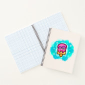 Melting Icecream Graffiti Spiral Notebook Notizblock (Innenseite)