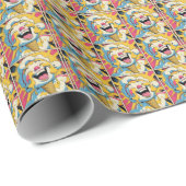 Melting Joy – Ice Cream Pop Art Explosion Geschenkpapier (Rolleneckpunkt)