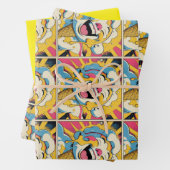 Melting Joy – Ice Cream Pop Art Explosion Geschenkpapier Set (Beispiel)