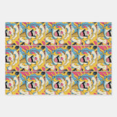 Melting Joy – Ice Cream Pop Art Explosion Geschenkpapier Set (Vorderseite)