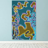 Melting Memphis Vibes II Leinwanddruck (Insitu (Holzboden))