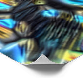 Melting Memphis Vibes II Poster (Ecke)