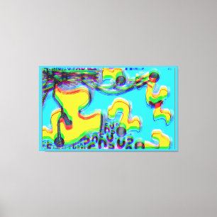 Melting Memphis Vibes III Leinwanddruck