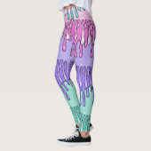 Melting Pastel Goth Leggings (Links)