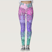 Melting Pastel Goth Leggings (Vorderseite)