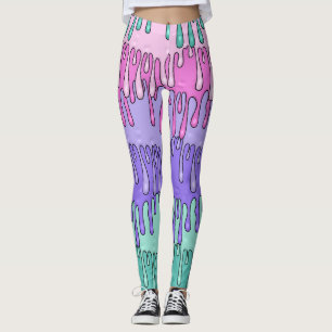 Melting Pastel Goth Leggings