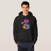 Melting Psychedelic Skull Hoodie (Vorne ganz)