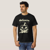 Melting Pumpkin Halloween T - Shirt Design (Vorne ganz)