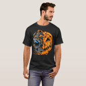 Melting Pumpkin Skull T-Shirt (Vorne ganz)