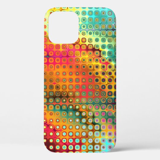 Melting Rainbow of Dots Pattern Case-Mate iPhone C Hülle (Rückseite)